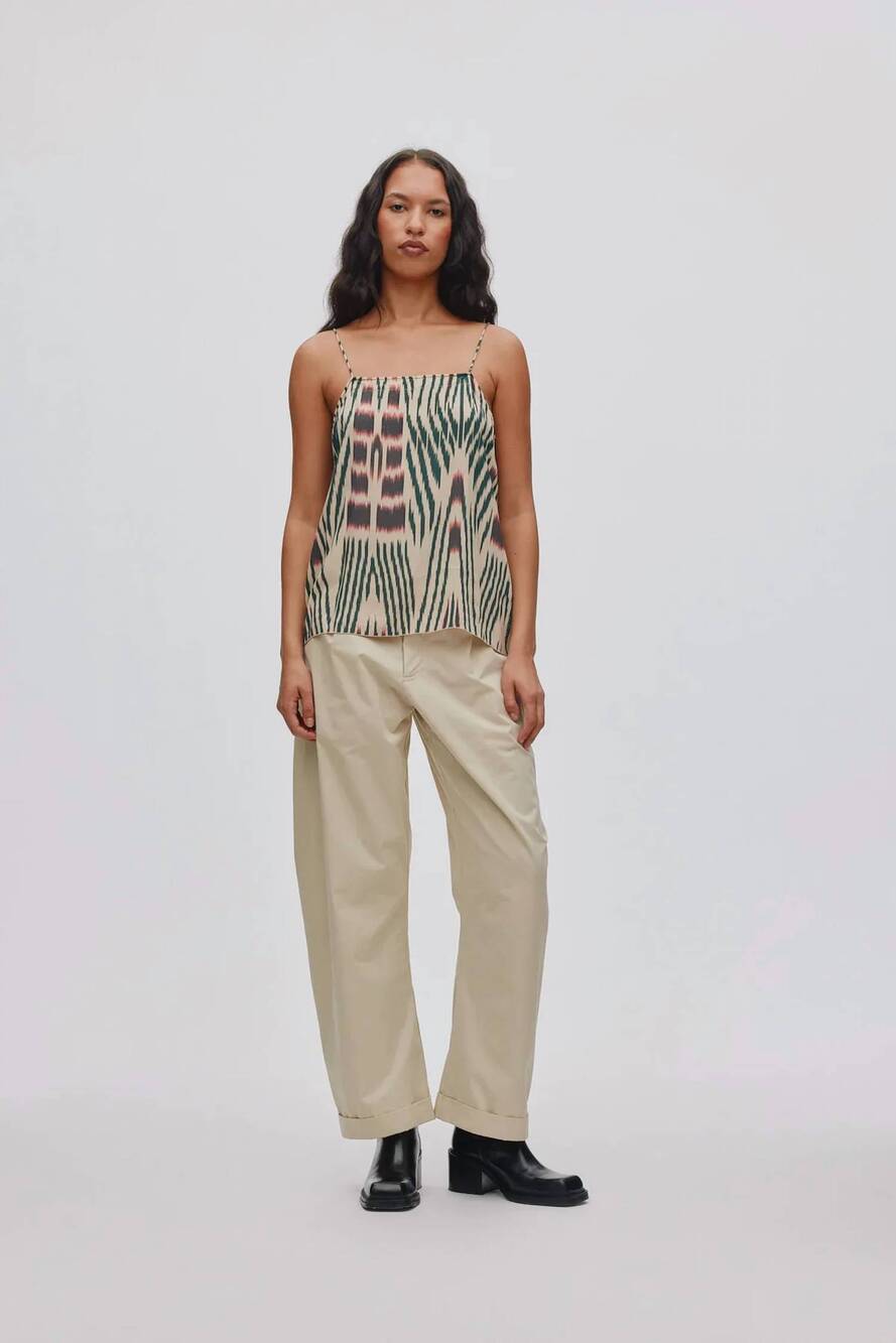 NEW RABENS SALONER karis ikat camisole in multicolor